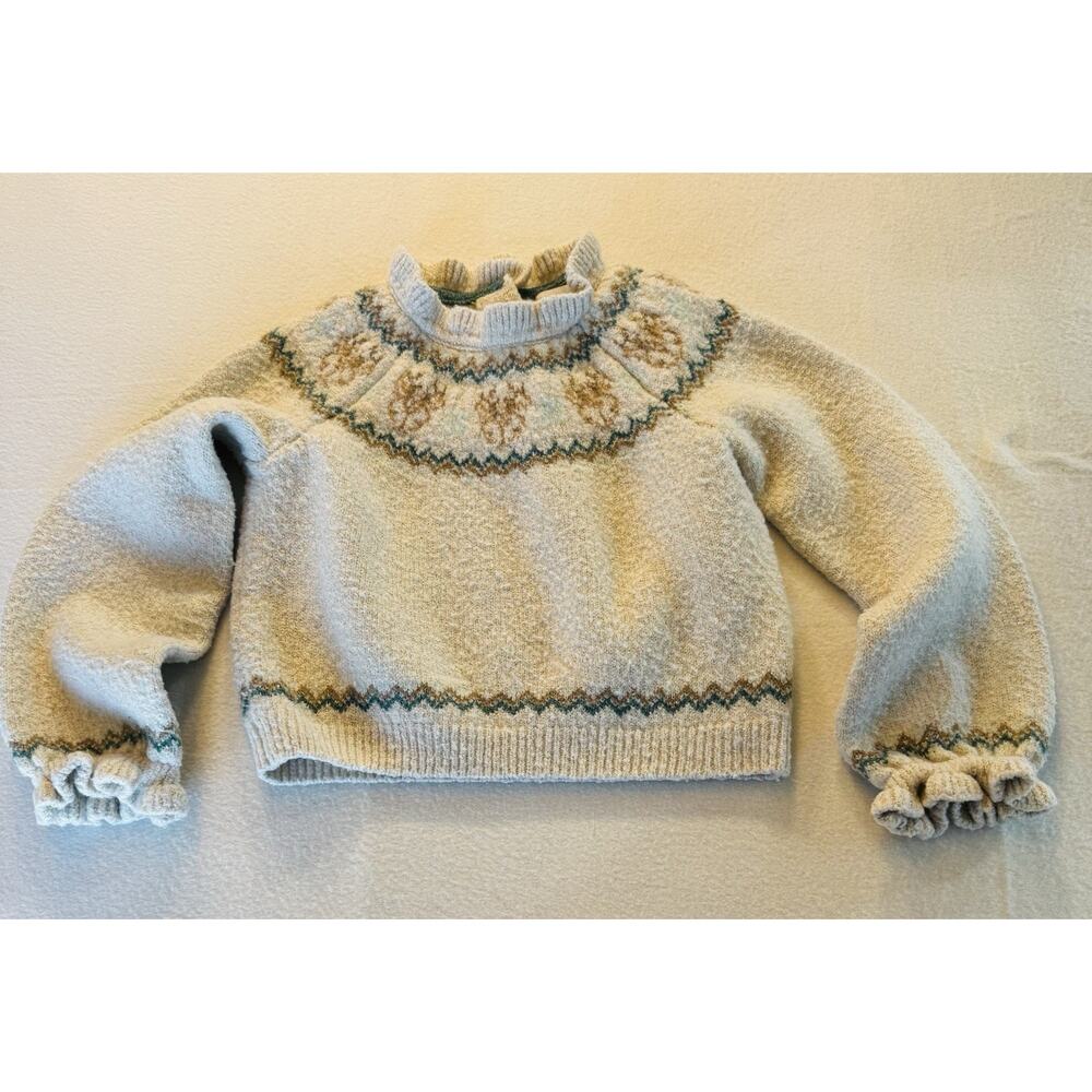 Tommy Bahama Kids 3T Ivory,‎ Gold, Brown, And Green Sweater ￼